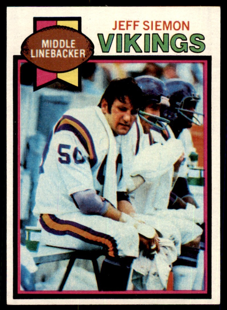1979 TOPPS,. JEFF SIEMON. . MINNESOTA VIKINGS.. #378