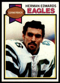 1979 TOPPS, HERMAN EDWARDS. . PHILADELPHIA EAGLES. #212