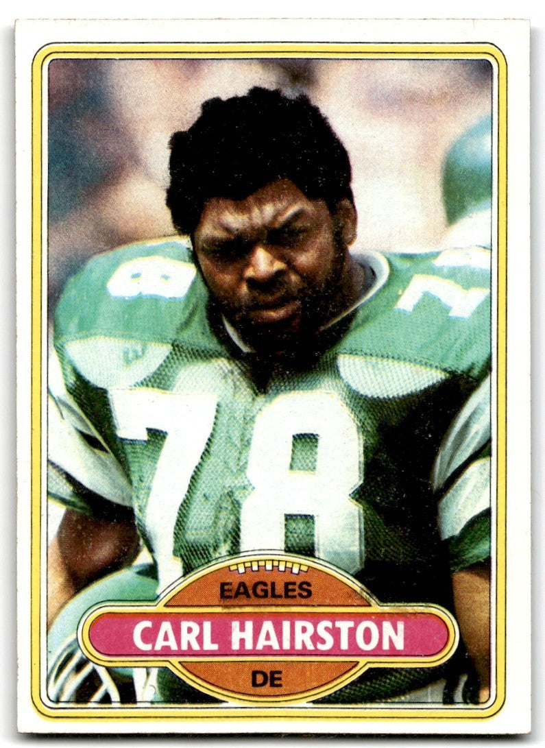 1980 Topps Carl Hairston Football Cards #92