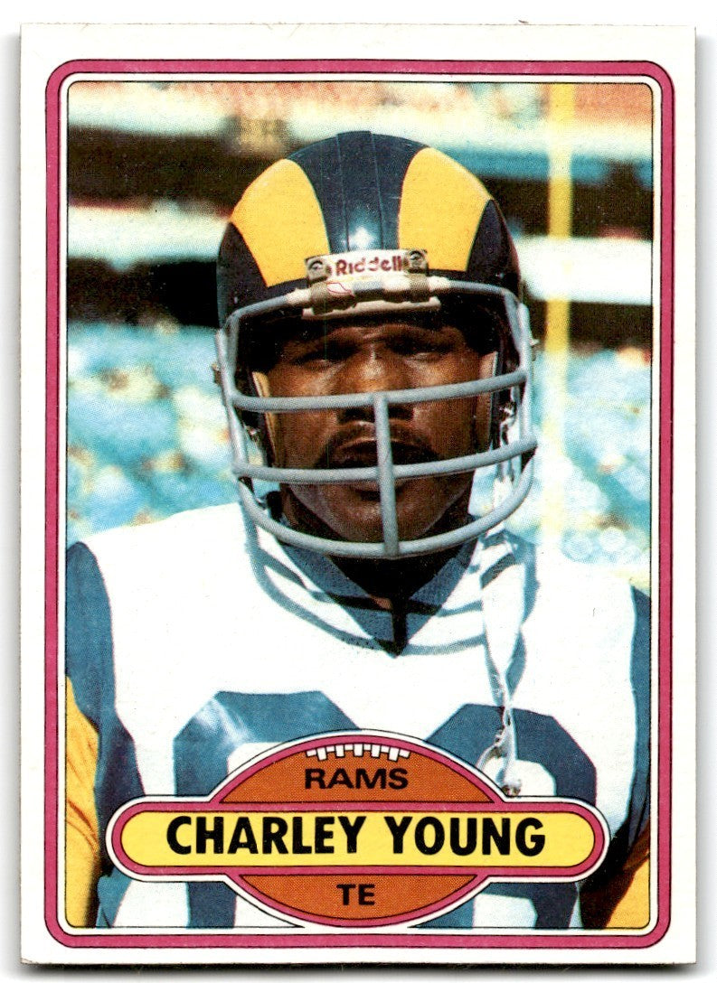 1980 Topps Charle Young Football Cards #98