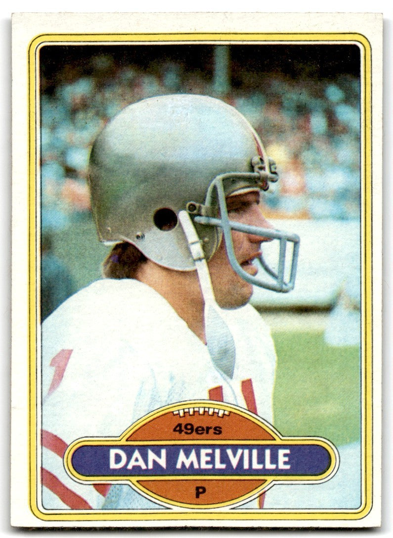 1980 Topps Dan Melville Football Cards #11