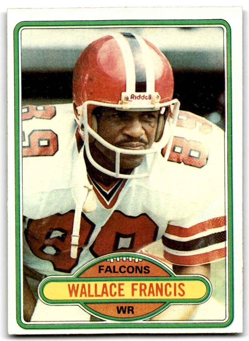 1980 Topps Wallace Francis Football Cards #258