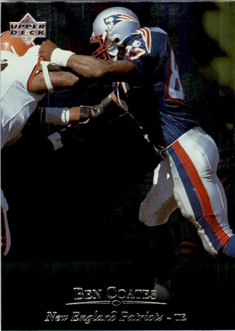 1996 Upper Deck Ben Coates . New England Patriots #108
