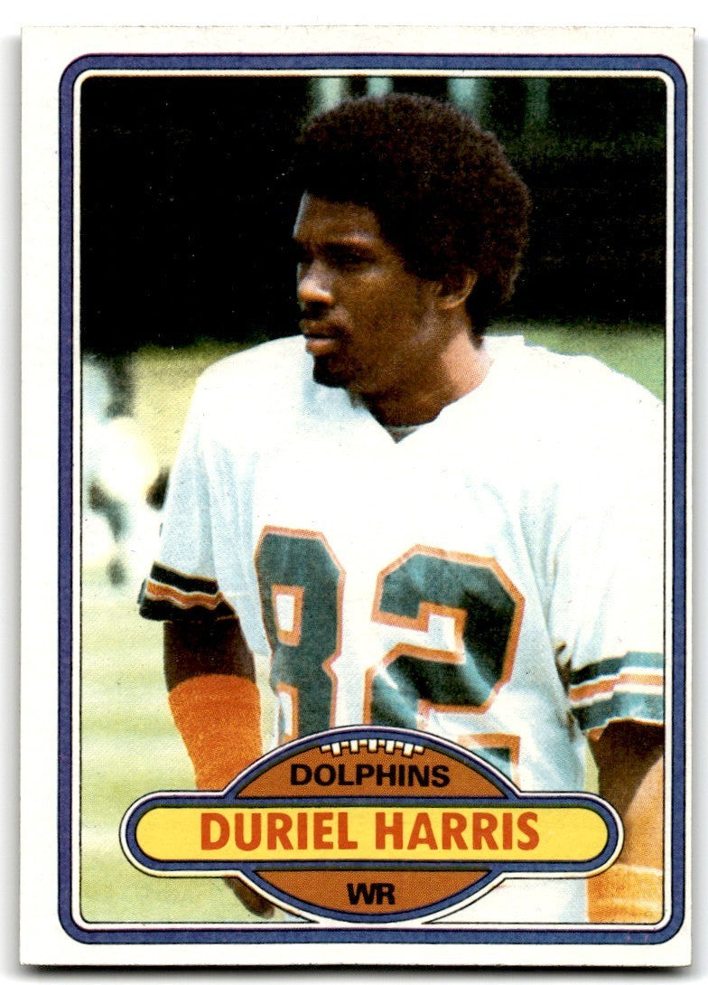 1980 Topps Duriel Harris Football Cards #181