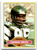 1980 Topps Charlie Smith Football Cards #154