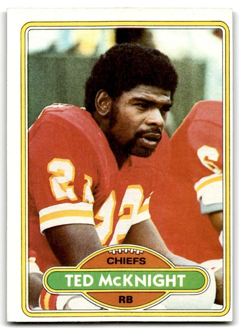 1980 Topps Ted McKnight Football Cards #193
