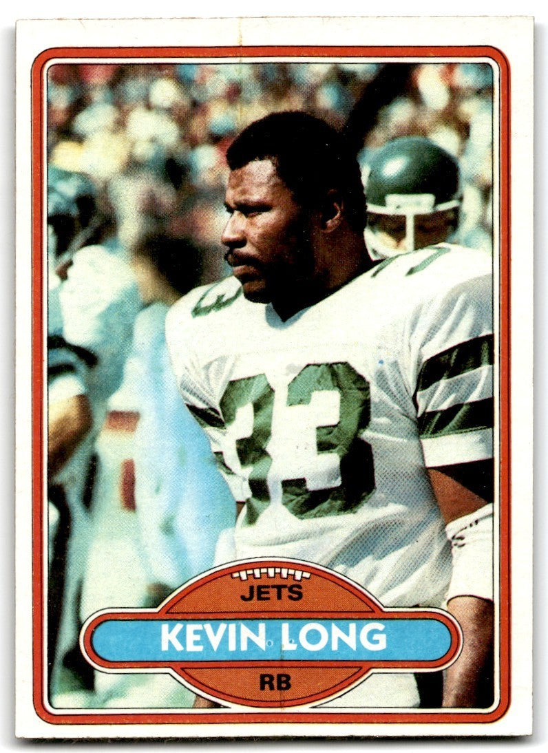 1980 Topps Kevin Long Football Cards #211