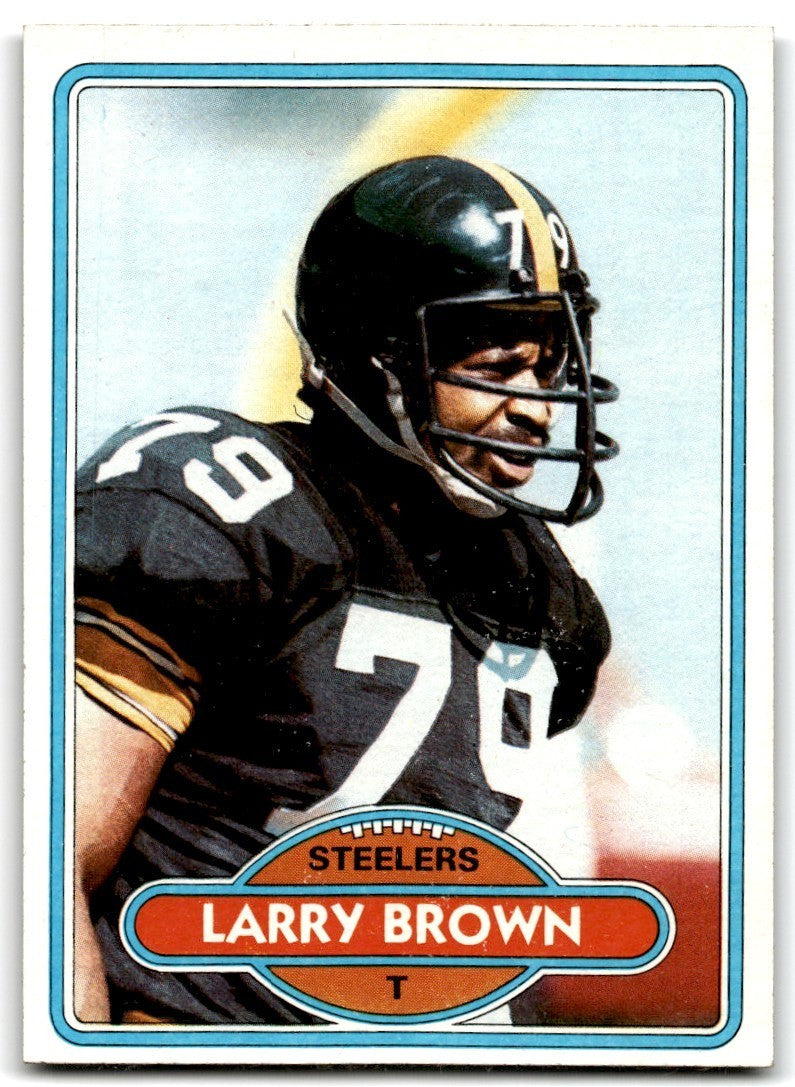 1980 Topps Larry Brown Football Cards #236
