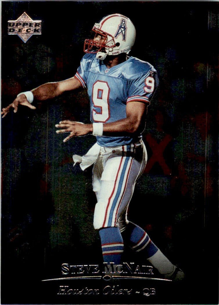 1996 Upper Deck Steve McNair . Houston Oilers #132
