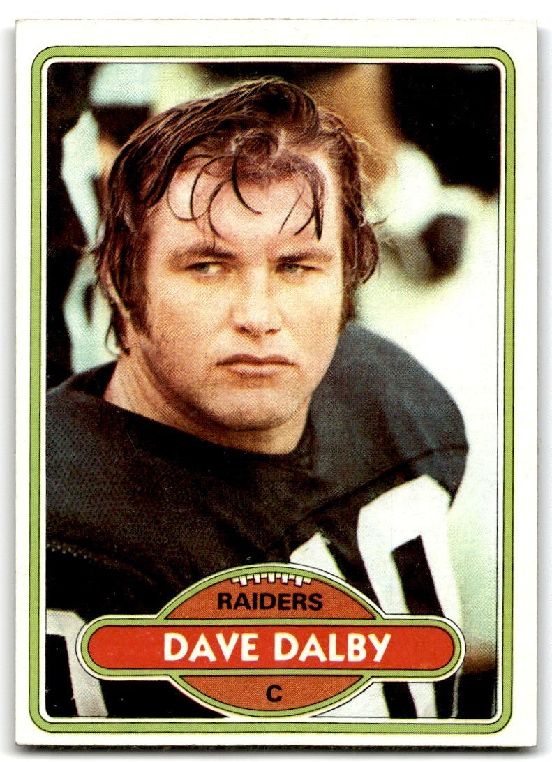 1980 Topps Dave Dalby Football Cards #161