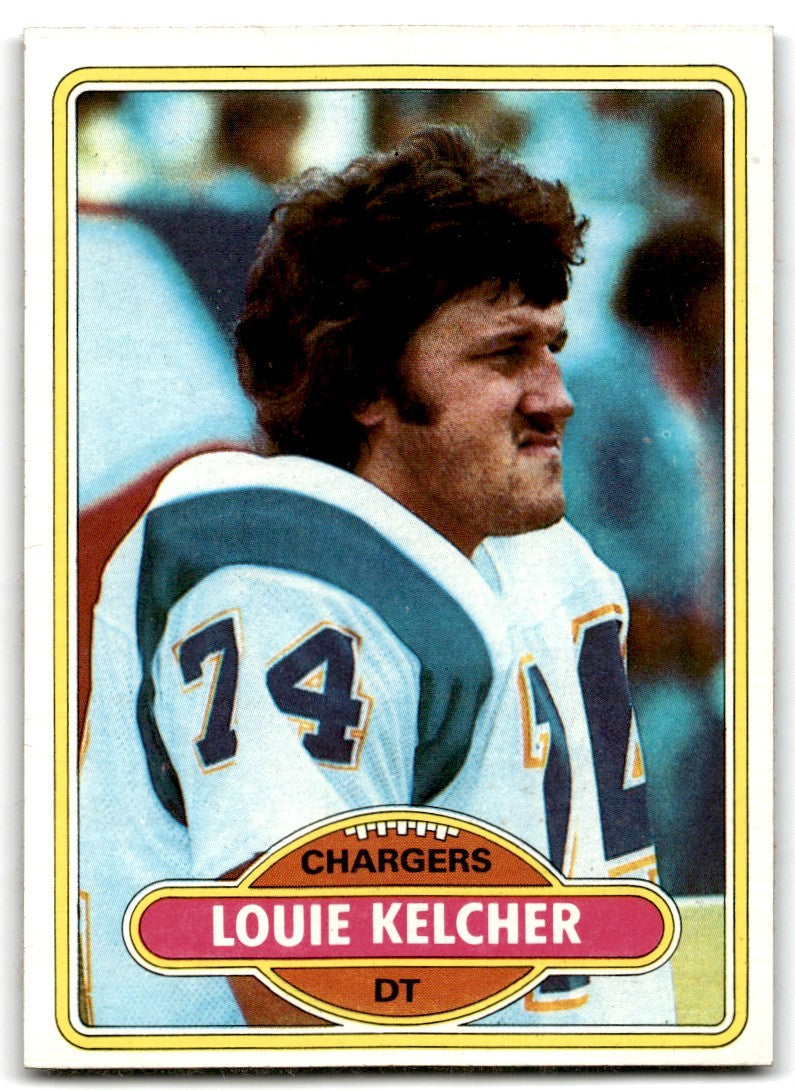1980 Topps Louie Kelcher Football Cards #412