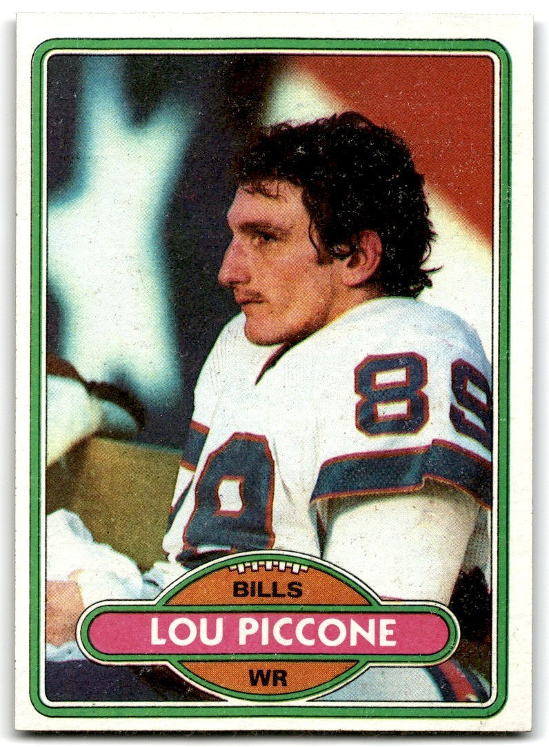 1980 Topps Lou Piccone Football Cards #417