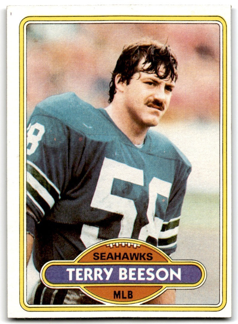 1980 Topps Terry Beeson Football Cards #428