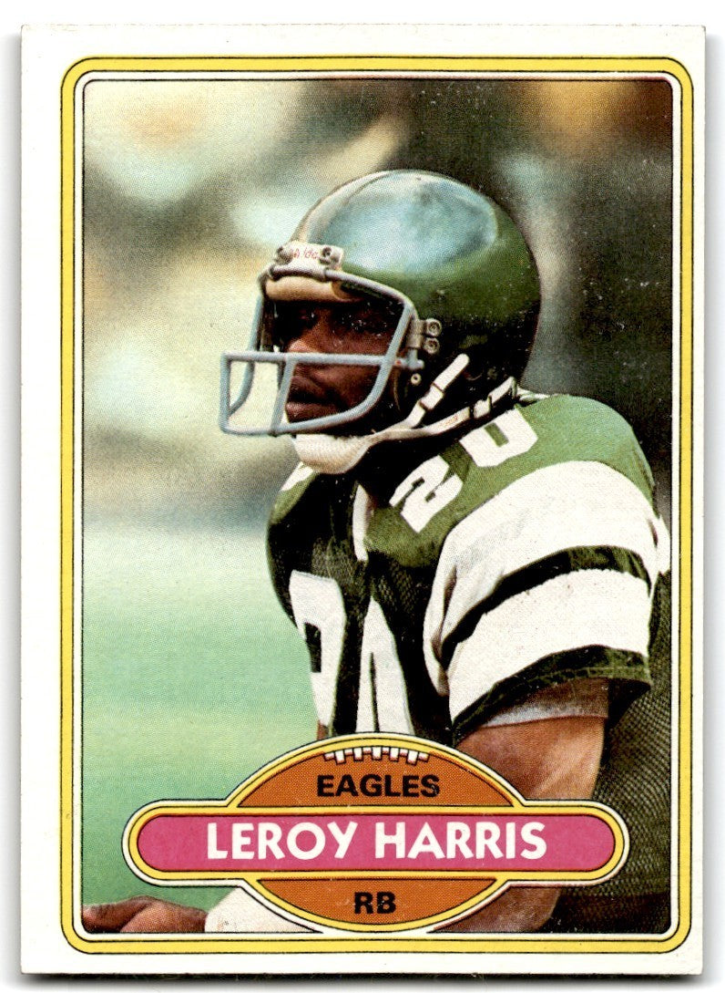 1980 Topps Leroy Harris Football Cards #318