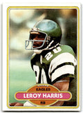 1980 Topps Leroy Harris Football Cards #318