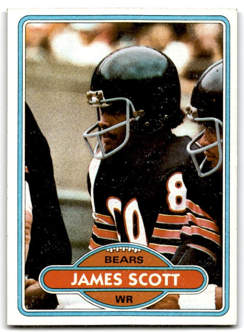 1980 Topps James Scott Football Cards #442