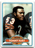 1980 Topps Tommy Hart Football Cards #307
