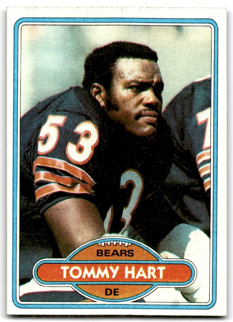 1980 Topps Tommy Hart Football Cards #307