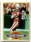 1980 Topps Freddie Solomon Football Cards #337