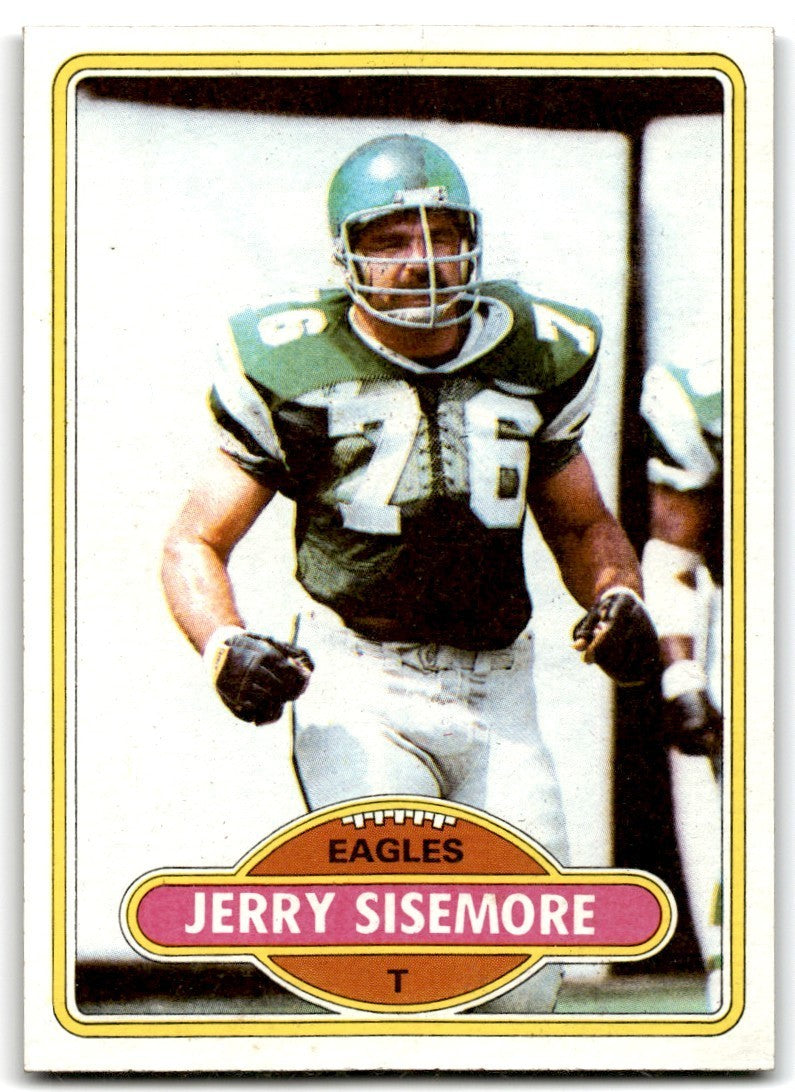 1980 Topps Jerry Sisemore Football Cards #357