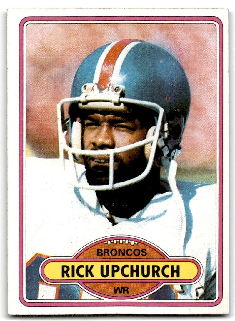 1980 Topps Rick Upchurch Football Cards #360