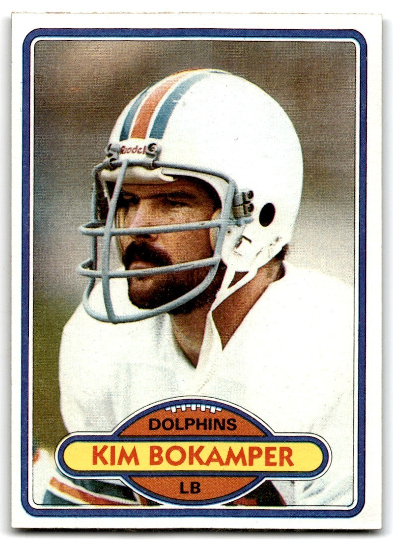 1980 Topps Kim Bokamper Football Cards #361