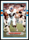 1989 TOPPS TRADED. KEITH BISHOP . DENVER BRONCOS #8T