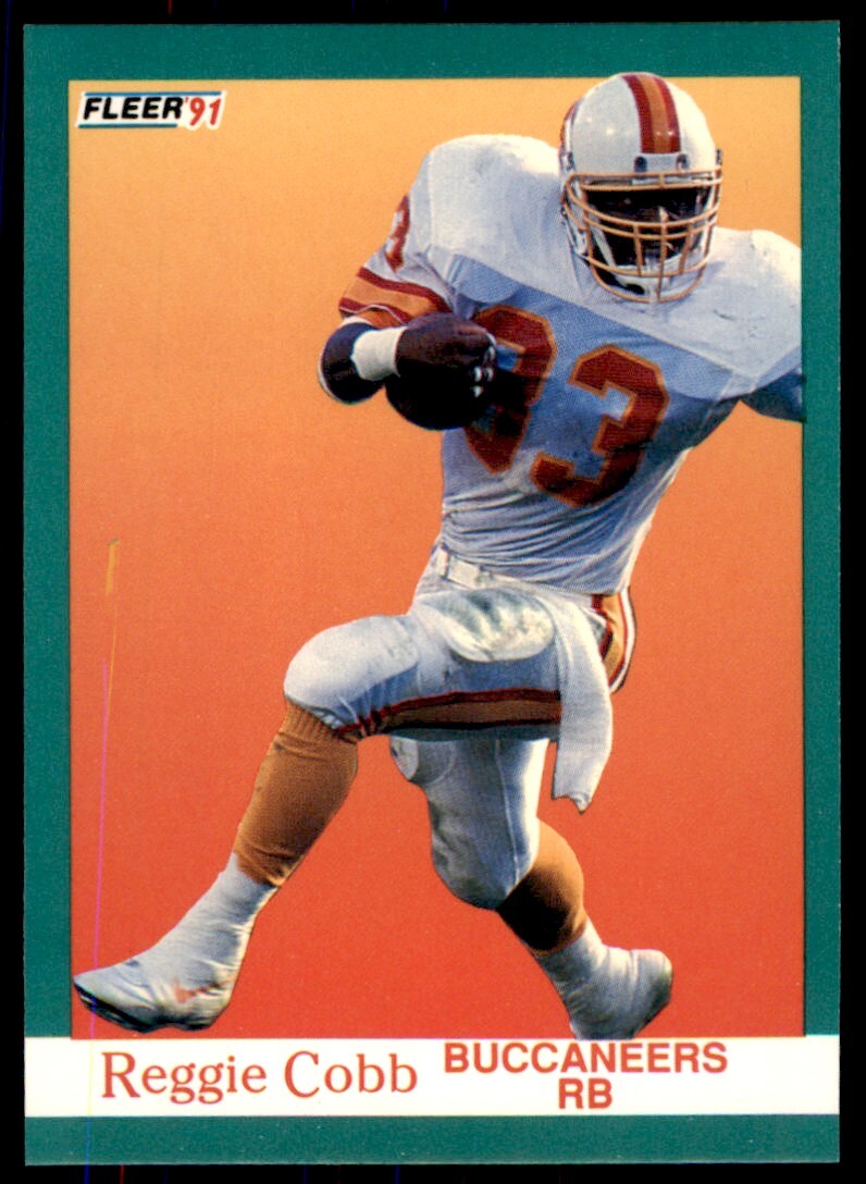 1991 Fleer Reggie Cobb . Tampa Bay Buccaneers #371