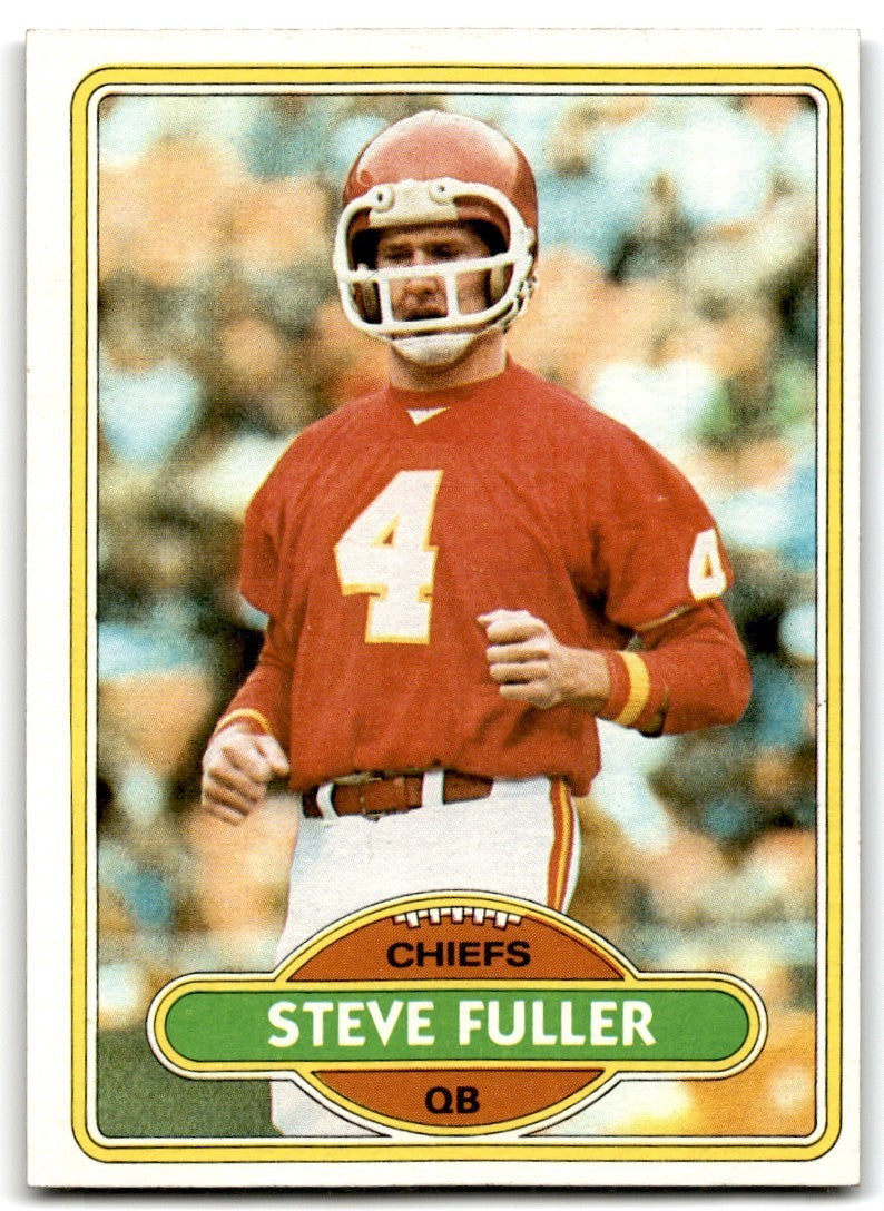 1980 Topps Steve Fuller Football Cards #466