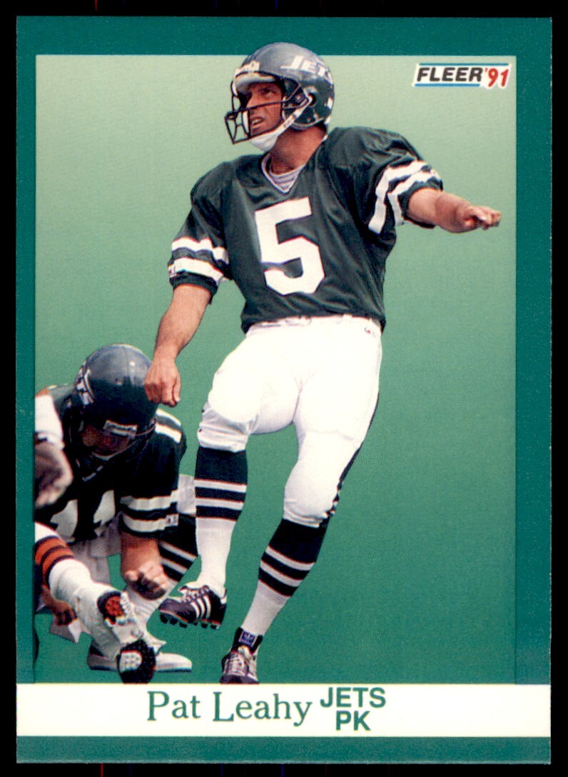 1991 Fleer Pat Leahy . New York Jets #152