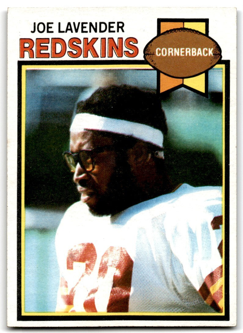 1979 Topps Football Card Joe Lavender Washington Redskins #31