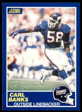 1989 SCORE. CARL BANKS . NEW YORK GIANTS #47