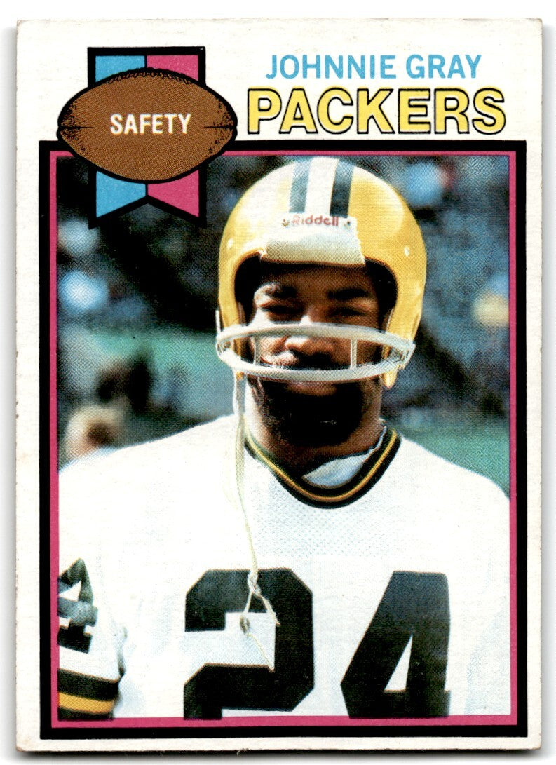 1979 Topps Football Card Johnnie Gray Green Bay Packers #47