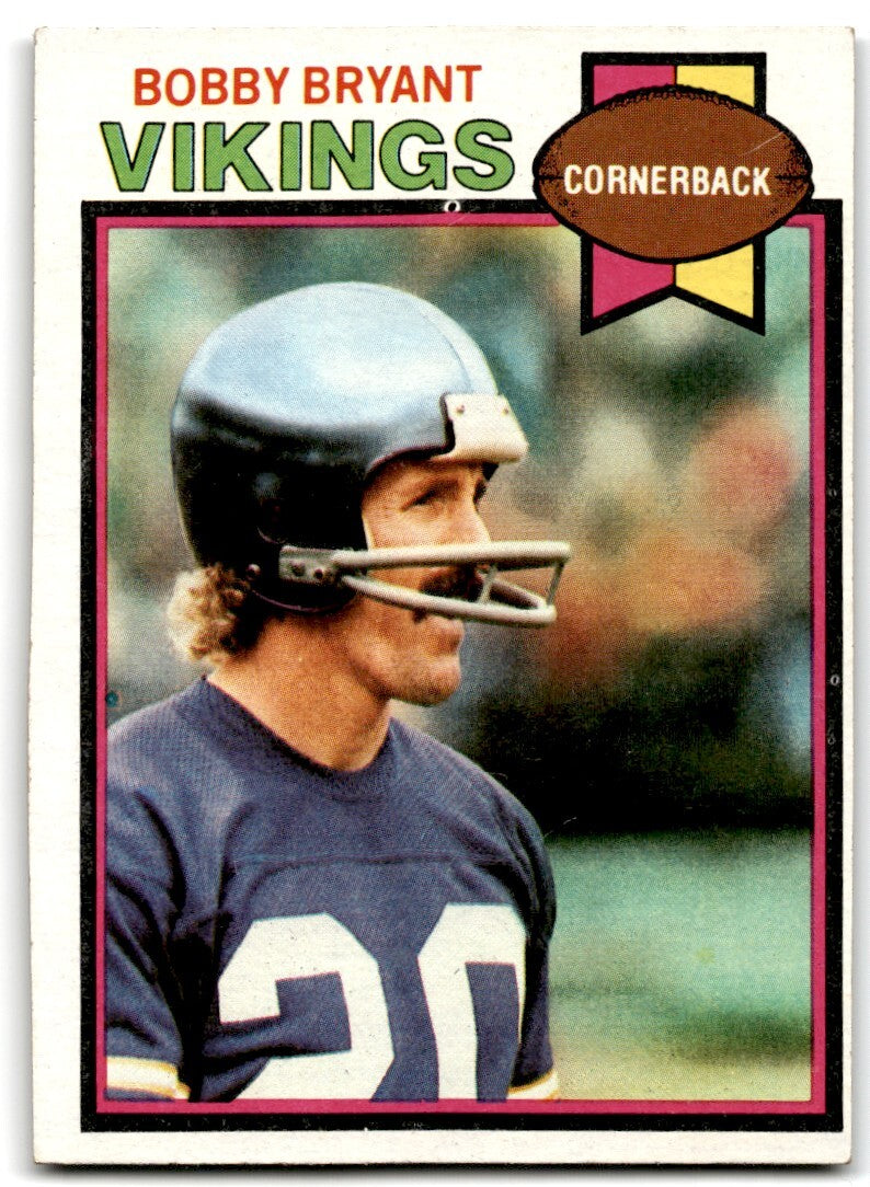 1979 Topps Football Card Bobby Bryant Minnesota Vikings #58