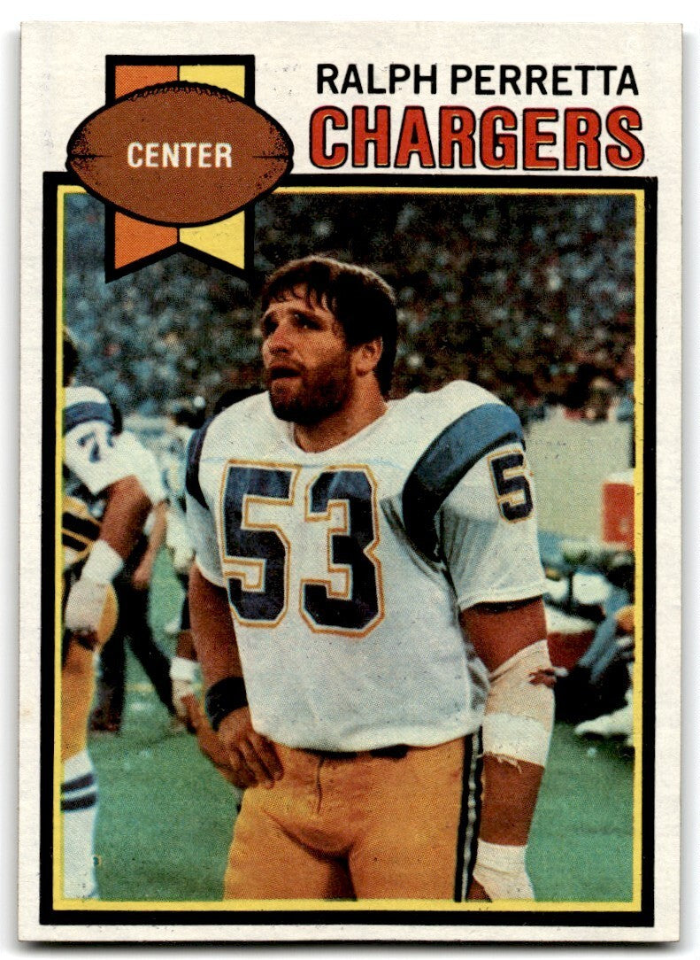 1979 Topps Football Card Ralph Perretta San Diego Chargers #88