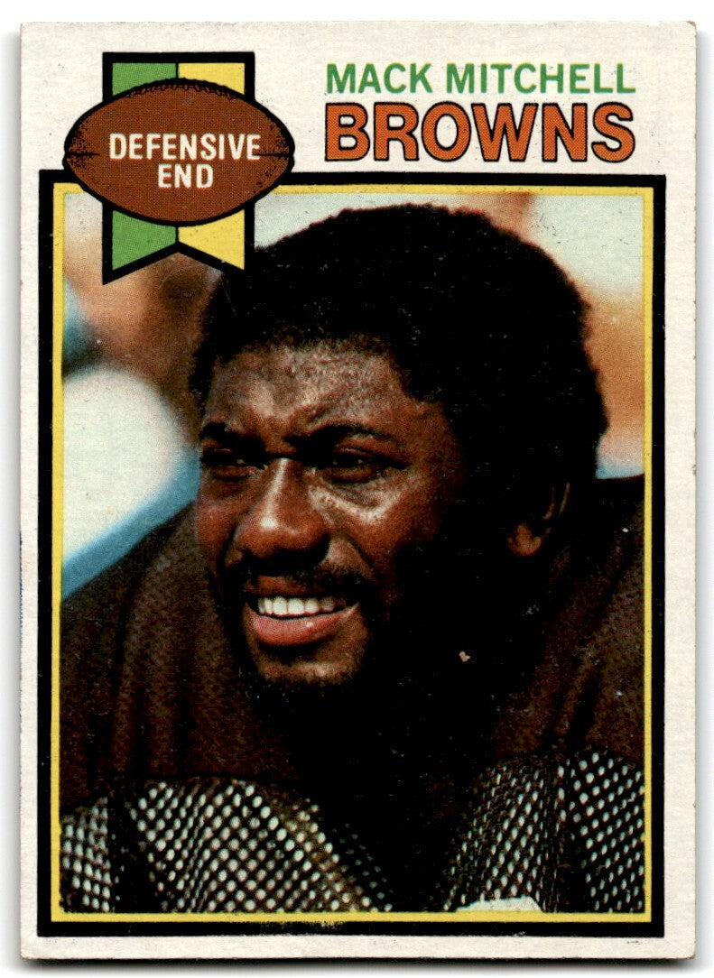 1979 Topps Football Card Mack Mitchell Cleveland Browns #93