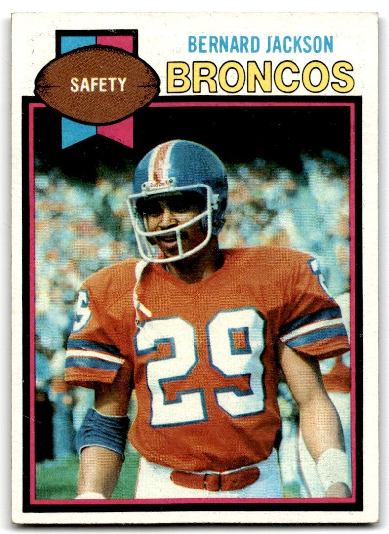 1979 Topps Football Card Bernard Jackson Denver Broncos #12
