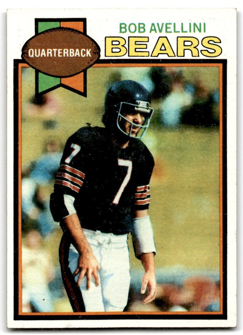 1979 Topps Football Card Bob Avellini Chicago Bears #377