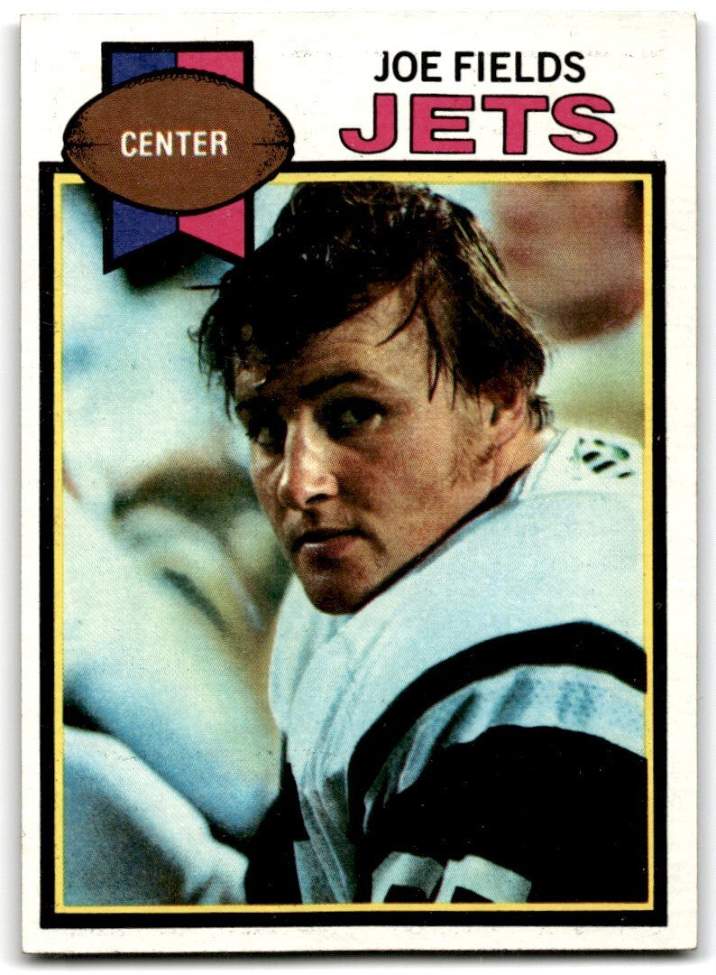 1979 Topps Football Card Joe Fields New York Jets #382