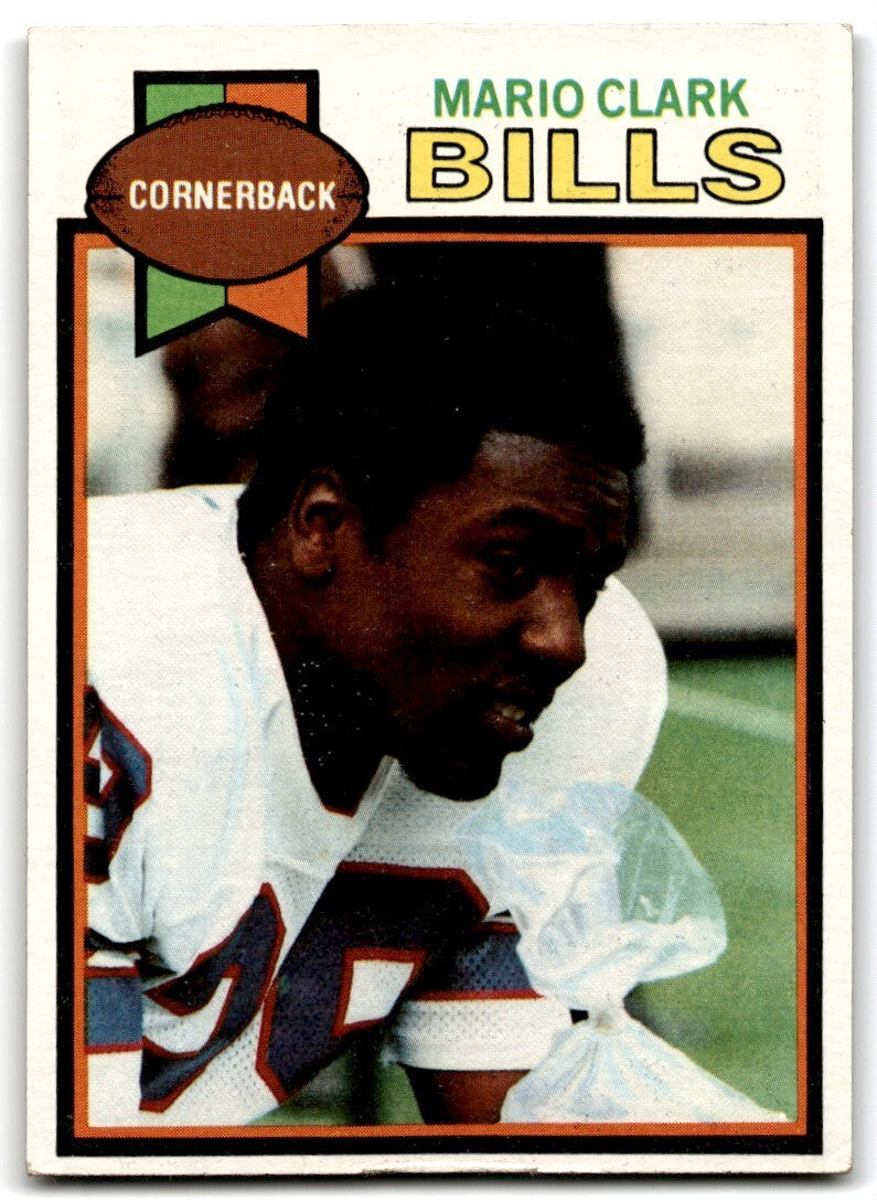 1979 Topps Football Card Mario Clark Buffalo Bills #404