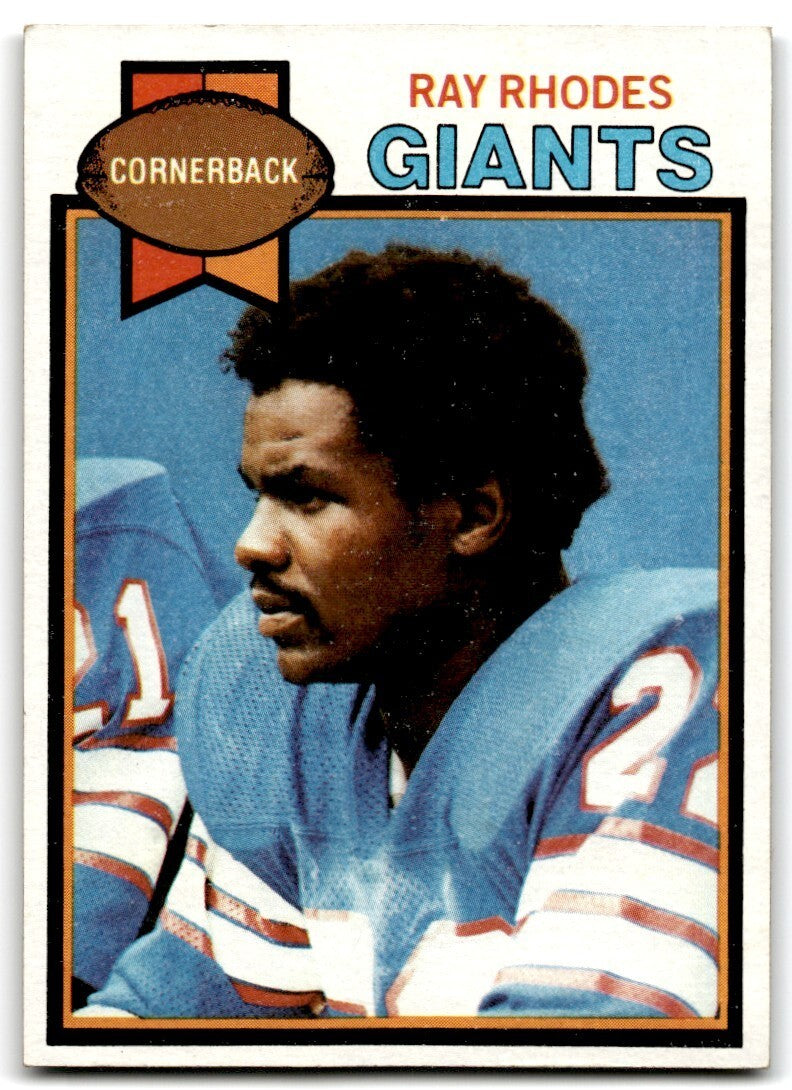 1979 Topps Football Card Ray Rhodes New York Giants #412