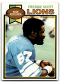 1979 Topps Football Card Freddie Scott Rookie Detroit Lions #178