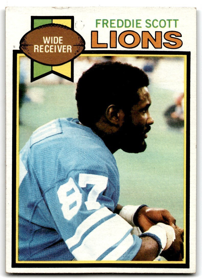 1979 Topps Football Card Freddie Scott Rookie Detroit Lions #178