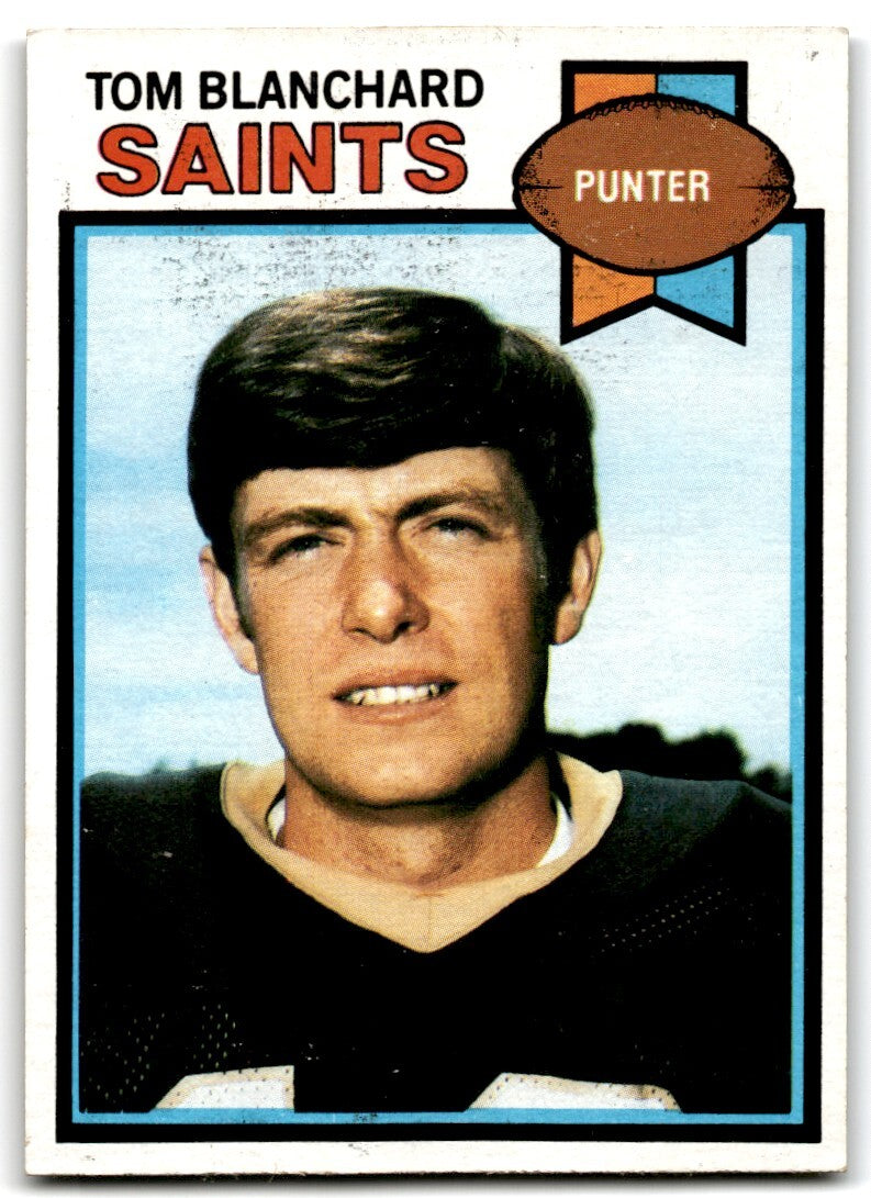 1979 Topps Football Card Tom Blanchard New Orleans Saints #219