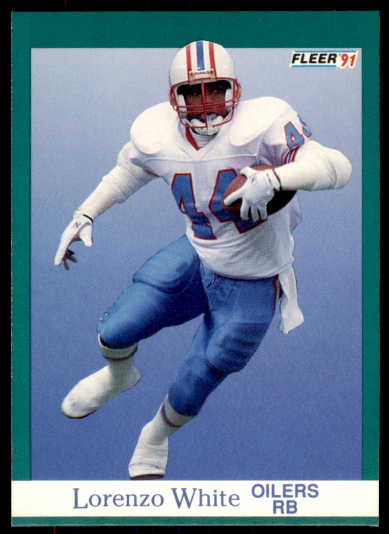 1991 Fleer Lorenzo White . Houston Oilers #73