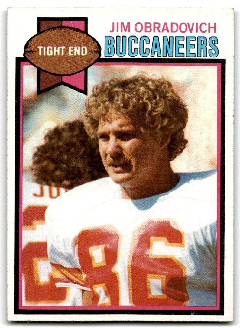 1979 Topps Football Card Jim O'Bradovich Rookie Tampa Bay Buccaneers #223