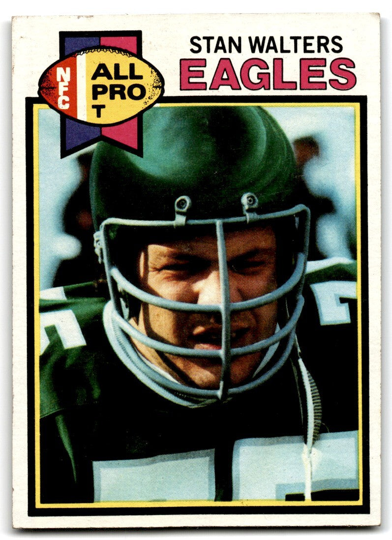 1979 Topps Football Card Stan Walters Rookie Philadelphia Eagles #339