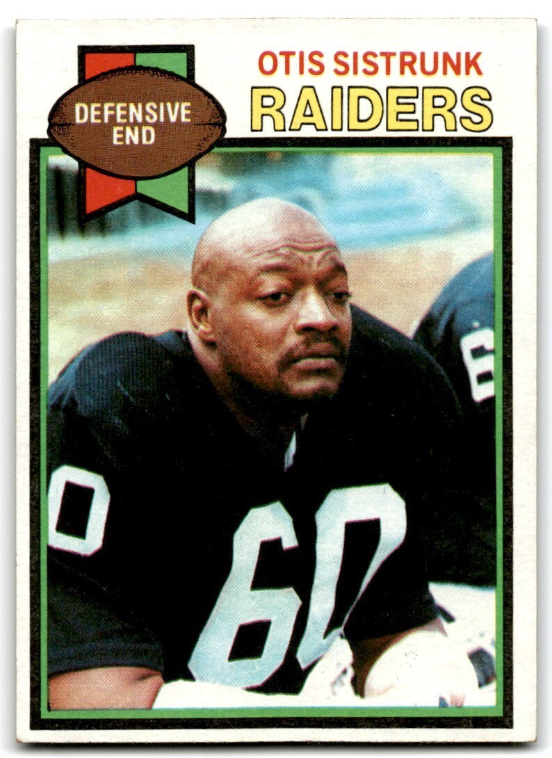 1979 Topps Football Card Otis Sistrunk Oakland Raiders #365