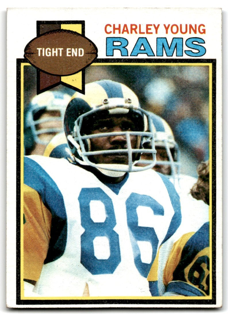 1979 Topps Football Card Charle Young Los Angeles Rams #366