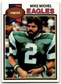 1979 Topps Football Card Mike Michel Rookie Philadelphia Eagles #369